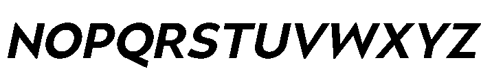 UM Moldena SemiBold Oblique Font UPPERCASE