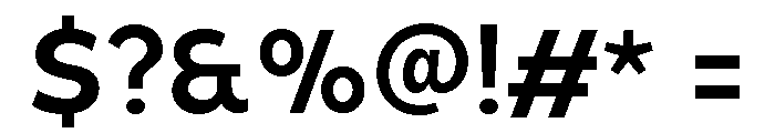 UM Moldena SemiBold Font OTHER CHARS