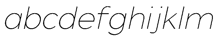 UM Moldena Thin Oblique FONT