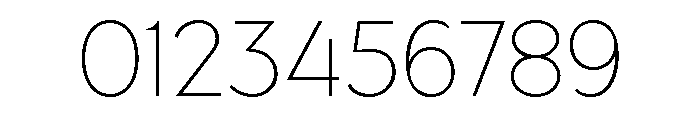 UM Moldena Thin Font OTHER CHARS