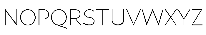 UM Moldena Thin Font UPPERCASE