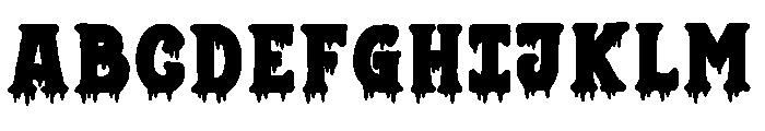 UM  Phantom Jumpscare Font UPPERCASE