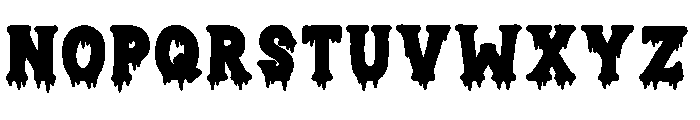 UM  Phantom Jumpscare Font UPPERCASE