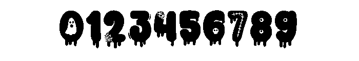 UM SPOOKY HALLOWEEN Font OTHER CHARS