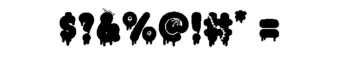 UM SPOOKY HALLOWEEN Font OTHER CHARS