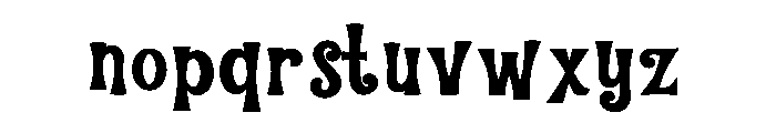 UM Sunday Memories Font LOWERCASE