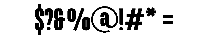 UM WARLOCK Font OTHER CHARS