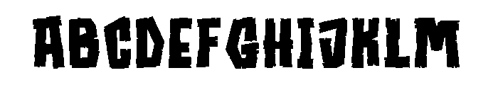 UM WOODLAND FOREST Font UPPERCASE