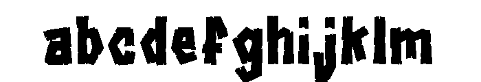 UM WOODLAND FOREST FONT