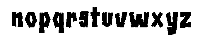 UM WOODLAND FOREST Font LOWERCASE