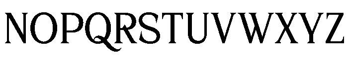 Umbra Regular Font LOWERCASE