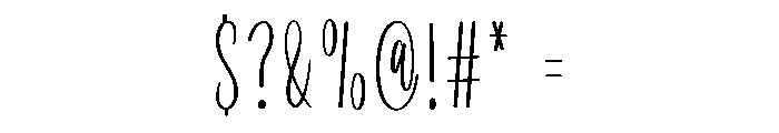 Umbrela Vintage Font OTHER CHARS