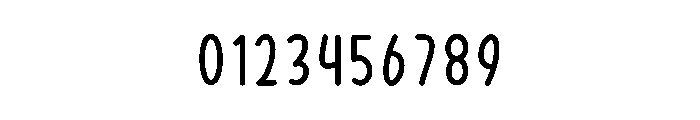 Umbrella Outline Font OTHER CHARS