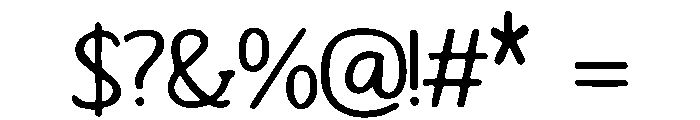 Umbrellabird Font OTHER CHARS