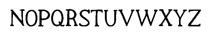Umbrellabird Font LOWERCASE