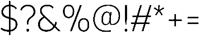 UM Grafton Extra Light otf (200) Font OTHER CHARS