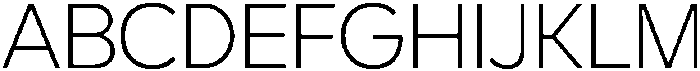 UM Grafton Extra Light otf (200) Font UPPERCASE