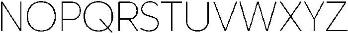 UM Grafton Thin otf (100) Font UPPERCASE