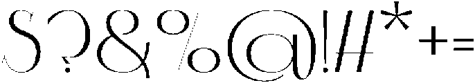 UM MOONRISE otf (400) Font OTHER CHARS
