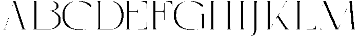 UM MOONRISE otf (400) Font UPPERCASE