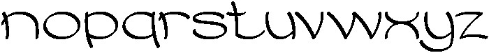 UMBRELLA otf (400) Font LOWERCASE