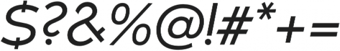 Umba Sans Alt Regular Italic otf (400) Font OTHER CHARS