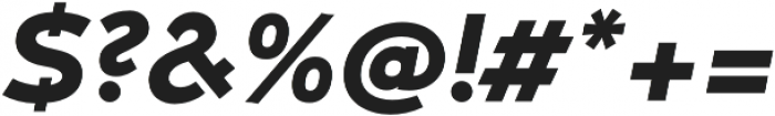 Umba Sans SC Bold Italic otf (700) Font OTHER CHARS