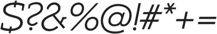 Umba Slab Alt Light Italic otf (300) Font OTHER CHARS
