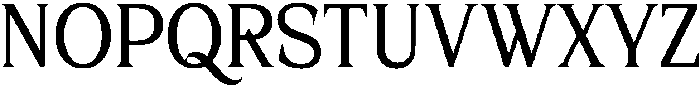 Umbra Regular otf (400) Font LOWERCASE