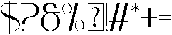 Umbratha otf (400) Font OTHER CHARS