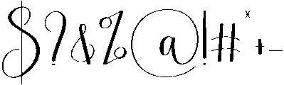 Umbrella Regular otf (400) Font OTHER CHARS