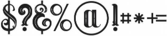 UmbrellaInline otf (400) Font OTHER CHARS