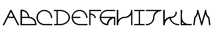 UMBRA BoldRegular Font UPPERCASE
