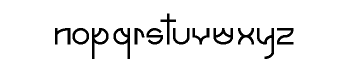 UMBRA BoldRegular Font LOWERCASE