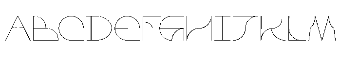 UMBRA LightRegular Font UPPERCASE