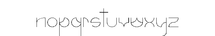 UMBRA LightRegular Font LOWERCASE