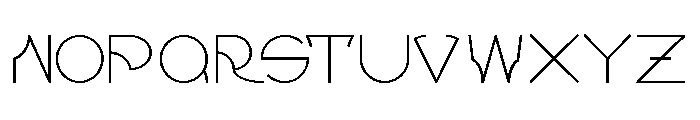 UMBRA RegularRegular Font UPPERCASE