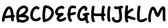 Umeko Plum Font UPPERCASE