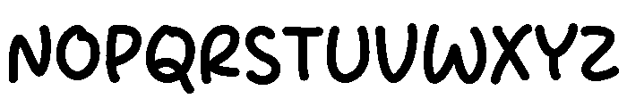 Umeko Plum Font UPPERCASE