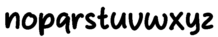 Umeko Plum Font LOWERCASE