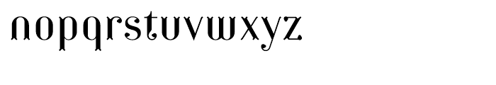 Umbria Regular Font LOWERCASE