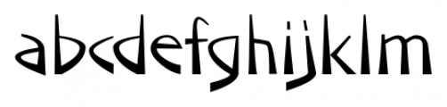 Umkhonto Regular Font LOWERCASE