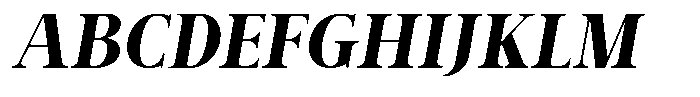 UM New Year Olique Font UPPERCASE