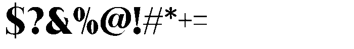 UM New Year Regular Font OTHER CHARS