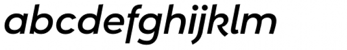 Umba Sans Alt Medium Italic Font LOWERCASE