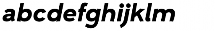 Umba Sans Bold Italic Font LOWERCASE