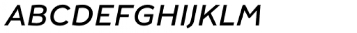 Umba Sans SC Regular Italic Font LOWERCASE
