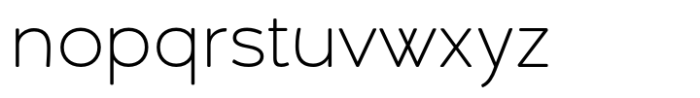 Umba Soft Thin Font LOWERCASE