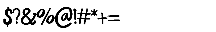 Umbira Font OTHER CHARS