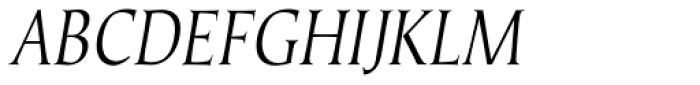 Umerica Condensed Italic Font UPPERCASE